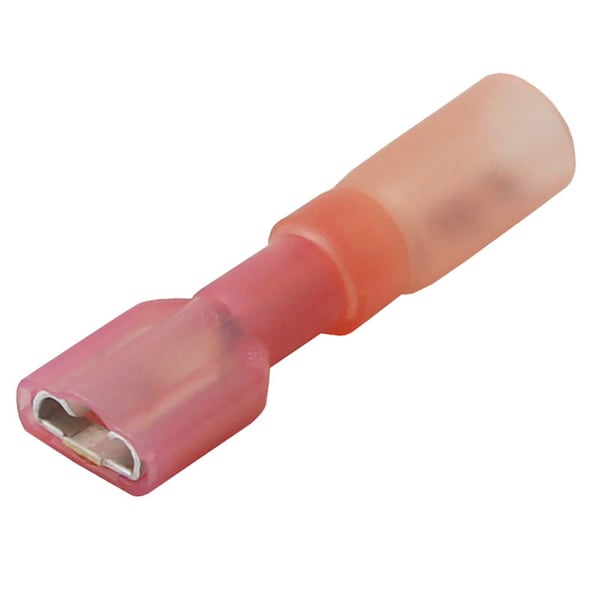 Pacer Group Pacer 22-18 AWG Heat Shrink Female Disconnect - 100 Pack TDE18-250FI-100 - main